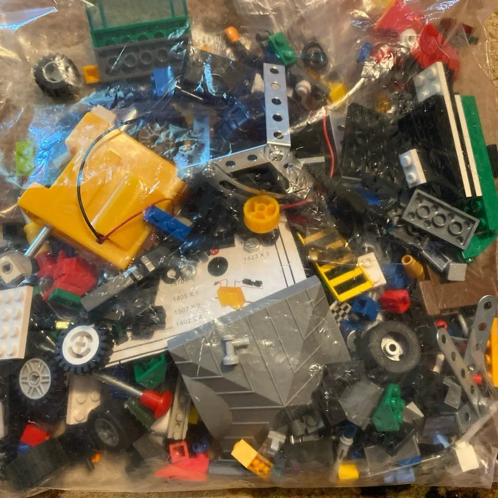 Lego Building Set Classic Blocks box + random Lego pieces